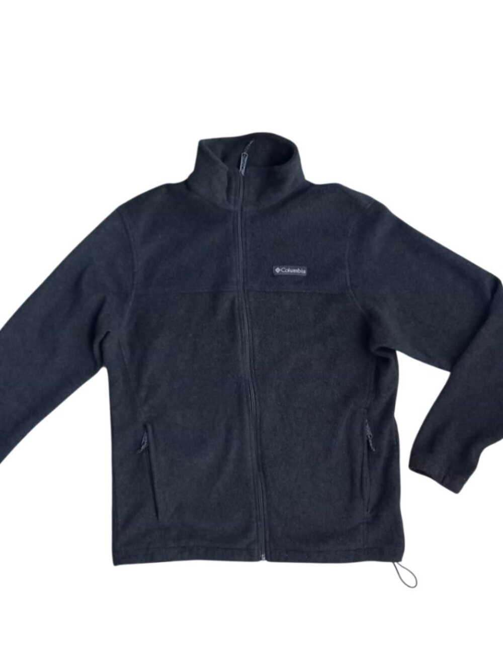 Columbia Fleece Jacket Men's Size M Gray Full Zip Lightweight Outdoor